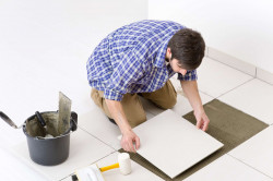 Carreleur pour la rénovation d'une cuisine
