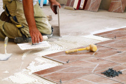 Pose de carrelage extérieur pour terrasse